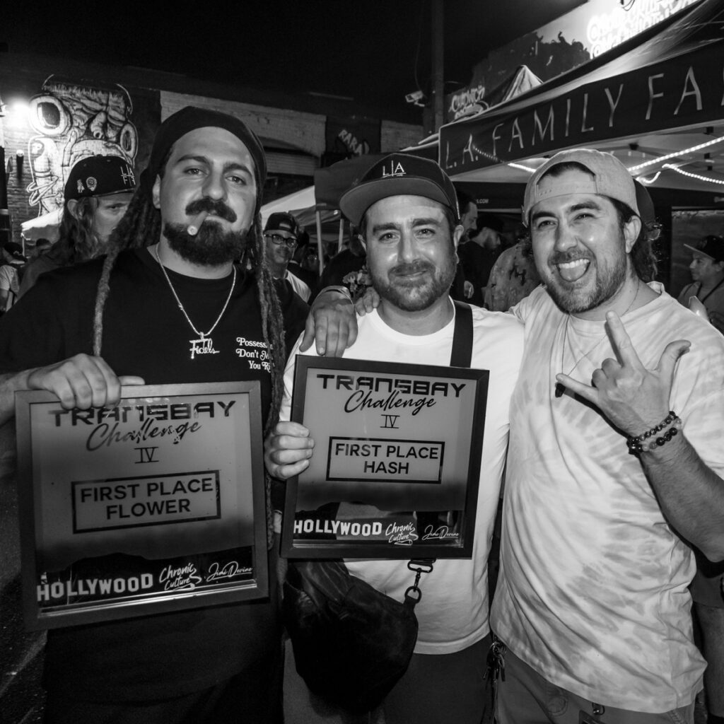 Winners celebrate at Transbay Challenge IV in DTLA, August 13, 2022.